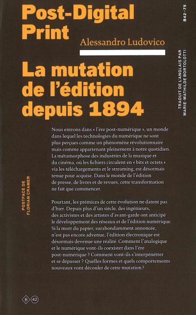 La mutation de l'édition depuis 1894